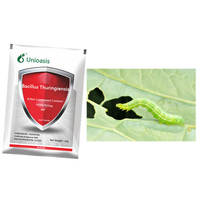 16000IU/mg 32000IU/mg Bacillus Thuringiensis WP Content  Microbial Pesticide for Farmland Crop Pests 